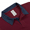 Рубашка поло мужская DNM Forward бордовый/синий джинс с логотипом в Балашихе заказать по выгодной цене в кибермаркете AvroraStore