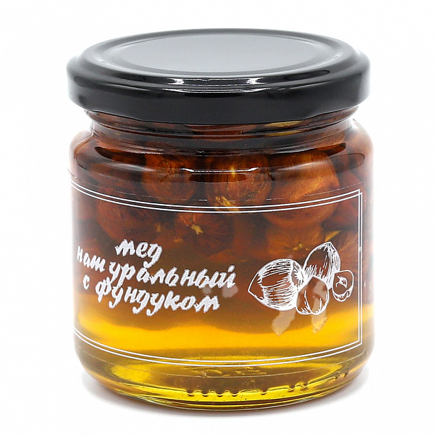 Мед натуральный с фундуком 240 г. с логотипом в Балашихе заказать по выгодной цене в кибермаркете AvroraStore