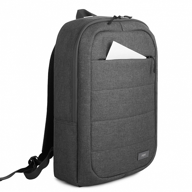Рюкзак Eclipse с USB разъемом, серый с логотипом в Балашихе заказать по выгодной цене в кибермаркете AvroraStore