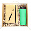 Подарочный набор Николета, (зеленый) с логотипом в Балашихе заказать по выгодной цене в кибермаркете AvroraStore