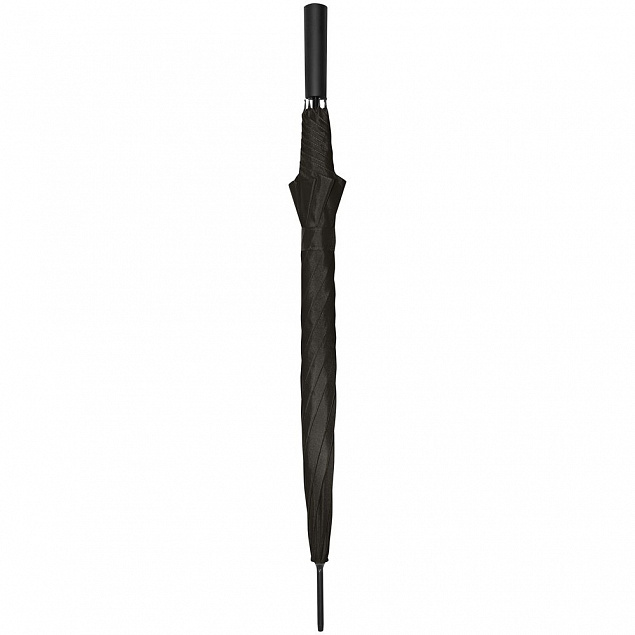 Зонт-трость Dublin, черный с логотипом в Балашихе заказать по выгодной цене в кибермаркете AvroraStore