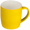 Кружка керамическая 300 мл, желтая с логотипом в Балашихе заказать по выгодной цене в кибермаркете AvroraStore