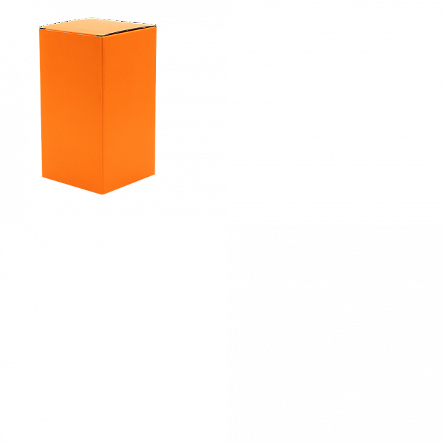 Коробка глянцевая для термокружки Surprise, оранжевый с логотипом в Балашихе заказать по выгодной цене в кибермаркете AvroraStore