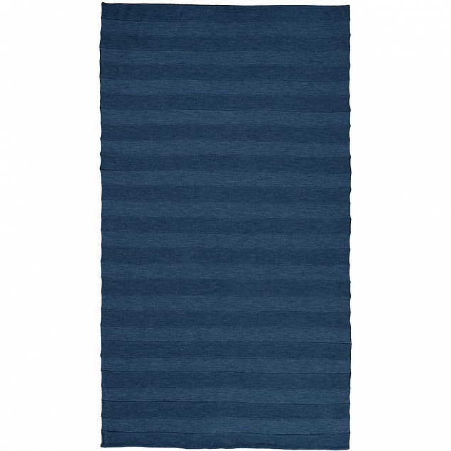 Плед Pleat, синий с логотипом в Балашихе заказать по выгодной цене в кибермаркете AvroraStore