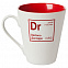 Кружка «Разделение труда. Докторро», белая с красным с логотипом в Балашихе заказать по выгодной цене в кибермаркете AvroraStore