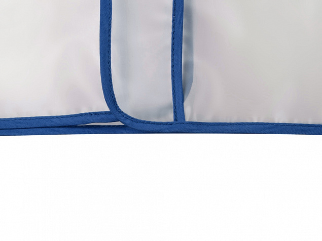 Дождевик Providence, прозрачный/синий с чехлом с логотипом в Балашихе заказать по выгодной цене в кибермаркете AvroraStore