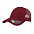Бейсболка "RAPPER COTTON", 5 клиньев, бордовый/бордовый, пласт.заст.,100% хлопок, 100% п/э, 180 г/м2 с логотипом в Балашихе заказать по выгодной цене в кибермаркете AvroraStore