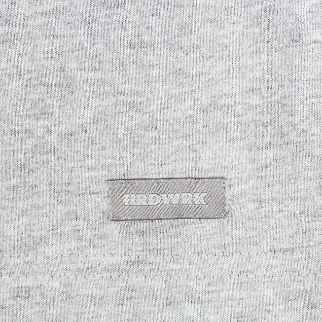 Футболка Hard Work Pocket, серый меланж с логотипом в Балашихе заказать по выгодной цене в кибермаркете AvroraStore