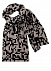 Шарф QR-code , песочный/черный с логотипом в Балашихе заказать по выгодной цене в кибермаркете AvroraStore