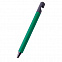 N5 soft,  ручка шариковая, зеленый/черный, пластик,soft-touch, подставка для смартфона с логотипом в Балашихе заказать по выгодной цене в кибермаркете AvroraStore