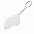 Брелок-рулетка &quot;Грузовик&quot;, 1 метр, белый с логотипом в Балашихе заказать по выгодной цене в кибермаркете AvroraStore