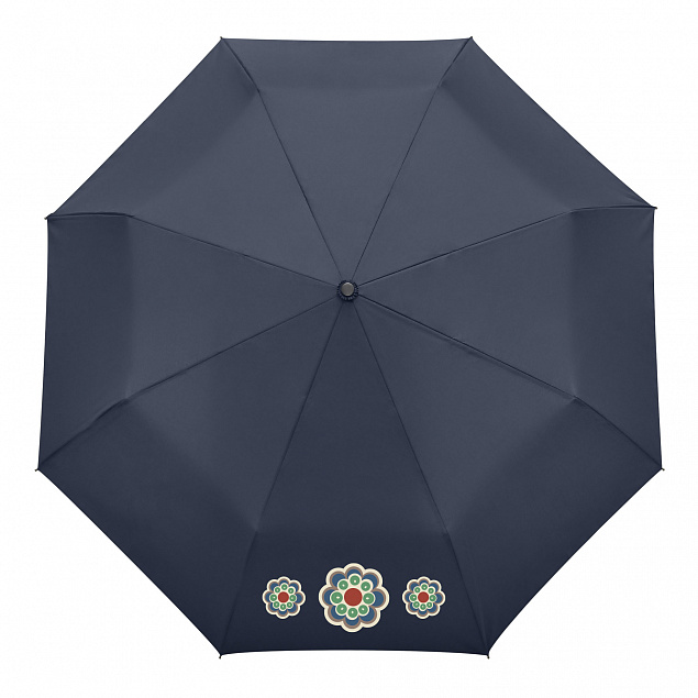 Зонт складной  Nord, синий с логотипом в Балашихе заказать по выгодной цене в кибермаркете AvroraStore