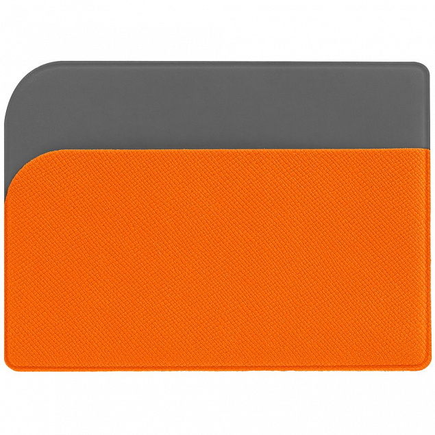 Чехол для карточек Dual, оранжевый с логотипом в Балашихе заказать по выгодной цене в кибермаркете AvroraStore