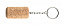 Брелок с пробкой с логотипом в Балашихе заказать по выгодной цене в кибермаркете AvroraStore