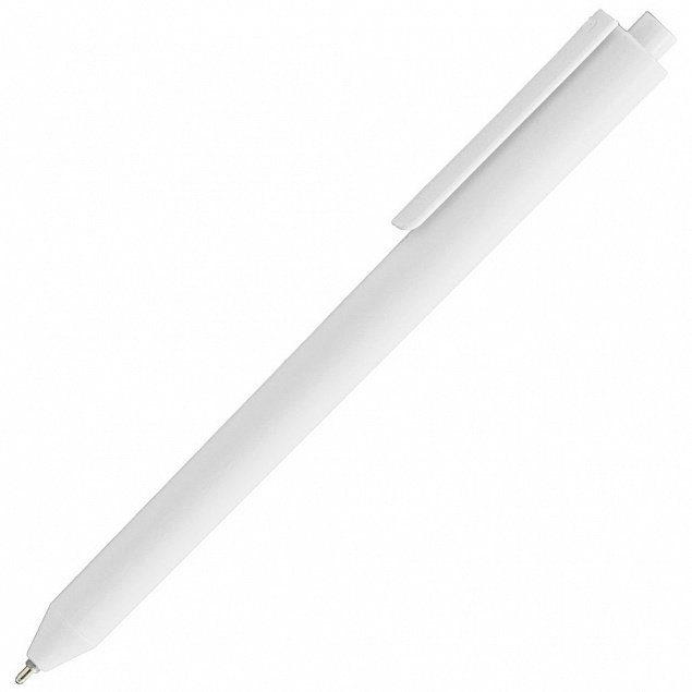 Ручка шариковая Pigra P03 Mat, белая с логотипом в Балашихе заказать по выгодной цене в кибермаркете AvroraStore