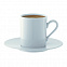 Набор кофейных пар для эспрессо Dine, белый с логотипом в Балашихе заказать по выгодной цене в кибермаркете AvroraStore