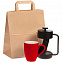 Набор для чая Best Morning, ярко-красный с логотипом в Балашихе заказать по выгодной цене в кибермаркете AvroraStore