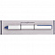 Ручка шариковая PF One, серебристая с синим с логотипом в Балашихе заказать по выгодной цене в кибермаркете AvroraStore