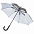 Зонт-трость Wind, серебристый с логотипом в Балашихе заказать по выгодной цене в кибермаркете AvroraStore
