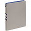 Ежедневник Flexpen, недатированный, серебристо-синий с логотипом в Балашихе заказать по выгодной цене в кибермаркете AvroraStore