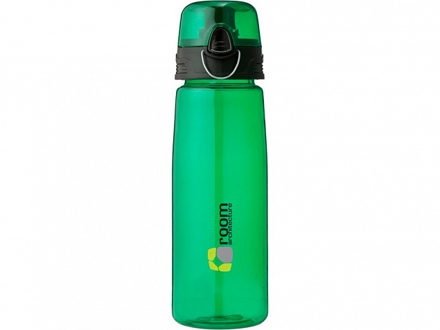 Бутылка спортивная Capri, зеленый с логотипом в Балашихе заказать по выгодной цене в кибермаркете AvroraStore