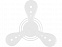 Летающий диск Фрисби, белый с логотипом в Балашихе заказать по выгодной цене в кибермаркете AvroraStore