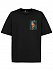 Футболка оверсайз «Мужчина с жемчужной сережкой», черная с логотипом в Балашихе заказать по выгодной цене в кибермаркете AvroraStore