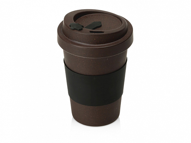 Стакан из кофе с силиконовой манжетой «Latte» с логотипом в Балашихе заказать по выгодной цене в кибермаркете AvroraStore