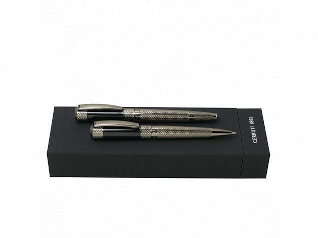 Подарочный набор Soto: ручка шариковая, ручка роллер с логотипом в Балашихе заказать по выгодной цене в кибермаркете AvroraStore