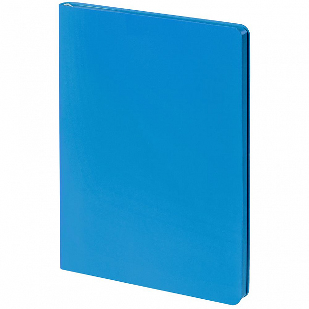 Блокнот Flex Shall, голубой с логотипом в Балашихе заказать по выгодной цене в кибермаркете AvroraStore