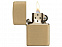 Зажигалка ZIPPO с покрытием Brushed Brass с логотипом в Балашихе заказать по выгодной цене в кибермаркете AvroraStore