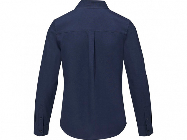 Pollux Женская рубашка с длинным рукавом, темно-синий с логотипом в Балашихе заказать по выгодной цене в кибермаркете AvroraStore