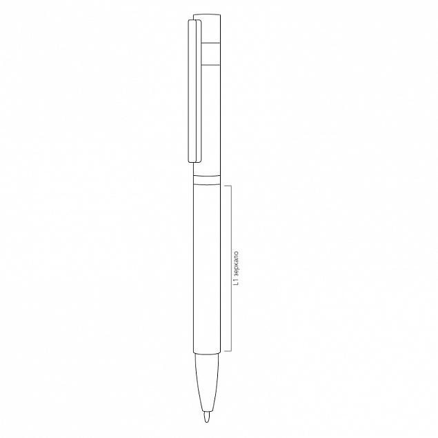Ручка шариковая "Mars", белый, покрытие soft touch с логотипом в Балашихе заказать по выгодной цене в кибермаркете AvroraStore