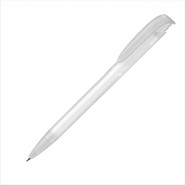 Ручка шариковая JONA ICE, белый с логотипом в Балашихе заказать по выгодной цене в кибермаркете AvroraStore