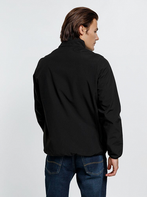 Куртка мужская Radian Men, черная с логотипом в Балашихе заказать по выгодной цене в кибермаркете AvroraStore