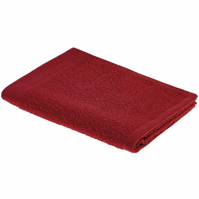 Полотенце Soft Me Light, ver.2, малое, красное с логотипом в Балашихе заказать по выгодной цене в кибермаркете AvroraStore