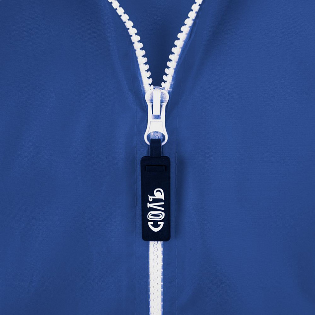 Дождевик «Водкостойкий», ярко-синий с логотипом в Балашихе заказать по выгодной цене в кибермаркете AvroraStore