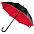 Зонт-трость Downtown, черный с зеленым с логотипом в Балашихе заказать по выгодной цене в кибермаркете AvroraStore