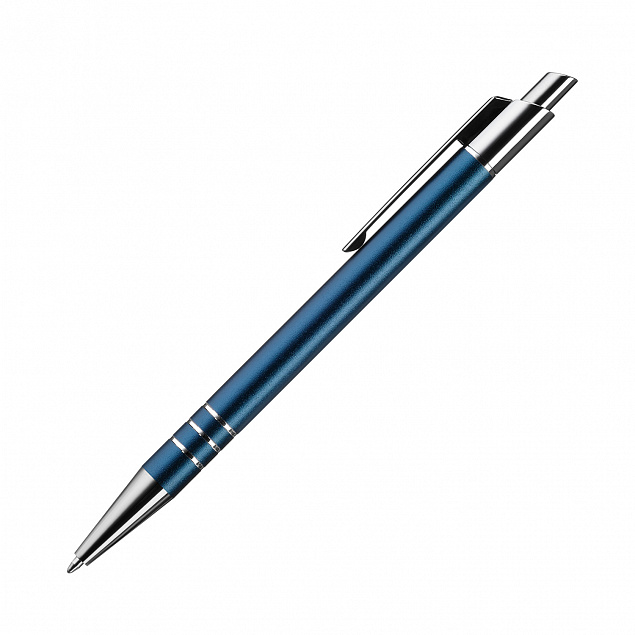 Шариковая ручка City, синяя с логотипом в Балашихе заказать по выгодной цене в кибермаркете AvroraStore
