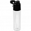 Бутылка для воды с пульверизатором Vaske Flaske, черная с логотипом в Балашихе заказать по выгодной цене в кибермаркете AvroraStore
