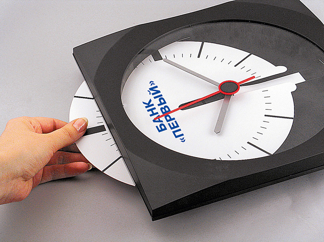 Часы настенные «Аптон» с логотипом в Балашихе заказать по выгодной цене в кибермаркете AvroraStore
