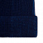 Шапка Nobilis, темно-синяя с синим с логотипом в Балашихе заказать по выгодной цене в кибермаркете AvroraStore