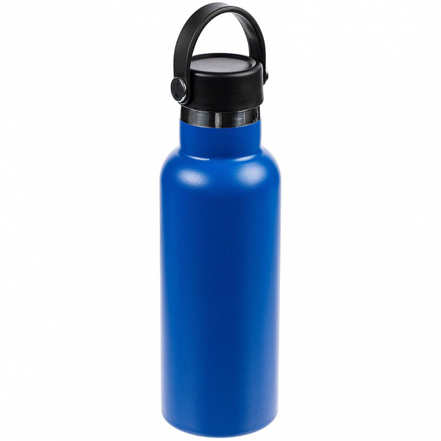 Термобутылка Bidon, синяя с логотипом в Балашихе заказать по выгодной цене в кибермаркете AvroraStore