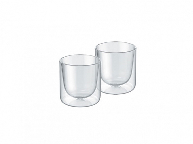 Набор стаканов из двойного стекла ALFI, 80мл с логотипом в Балашихе заказать по выгодной цене в кибермаркете AvroraStore