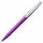 Ручка шариковая Pin Soft Touch, фиолетовая с логотипом в Балашихе заказать по выгодной цене в кибермаркете AvroraStore