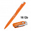 Набор ручка "Jupiter" + флеш-карта "Vostok" 16 Гб в футляре, оранжевый, покрытие soft touch с логотипом в Балашихе заказать по выгодной цене в кибермаркете AvroraStore