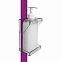Стеллаж под 8 бутылок воды с рекламным полем, фиолетовый с логотипом в Балашихе заказать по выгодной цене в кибермаркете AvroraStore