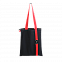 Шопер Superbag black (чёрный с красным) с логотипом в Балашихе заказать по выгодной цене в кибермаркете AvroraStore