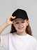 Бейсболка детская Standard Kids, черная с логотипом в Балашихе заказать по выгодной цене в кибермаркете AvroraStore