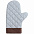 Прихватка-рукавица Keep Palms, серо-голубая с логотипом в Балашихе заказать по выгодной цене в кибермаркете AvroraStore